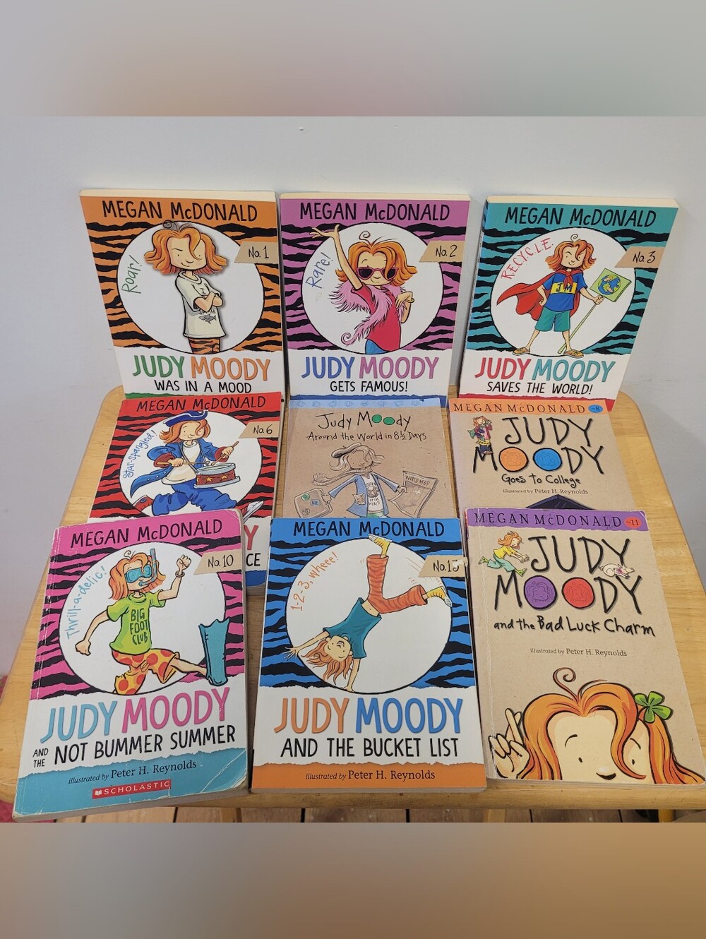 Judy Moody Books Lot Of 9 McDonald Series Classroom Lot 1 2 3 6 7 8 10 11 13